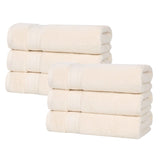Belmont Zero Twist Cotton Medium Weight Hand Towels, Set of 6