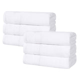 Belmont Zero Twist Cotton Medium Weight Hand Towels, Set of 6