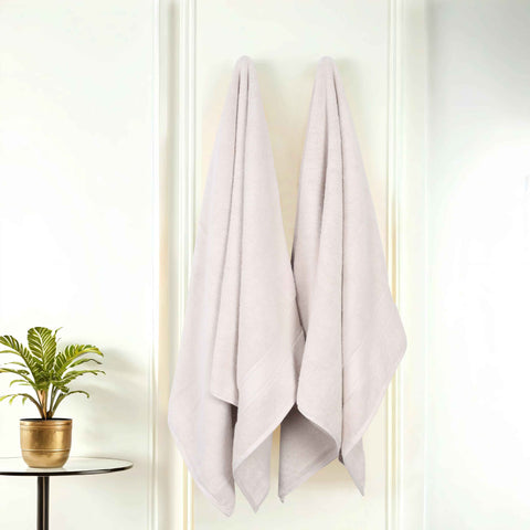 Belmont Zero Twist Cotton Medium Weight Soft Bath Sheets, Set of 2