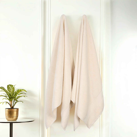 Belmont Zero Twist Cotton Medium Weight Soft Bath Sheets, Set of 2