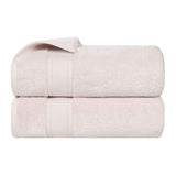 Zero Twist Cotton Medium Weight Soft Bath Towel Set of 2