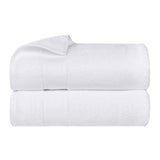 Zero Twist Cotton Medium Weight Soft Bath Towel Set of 2