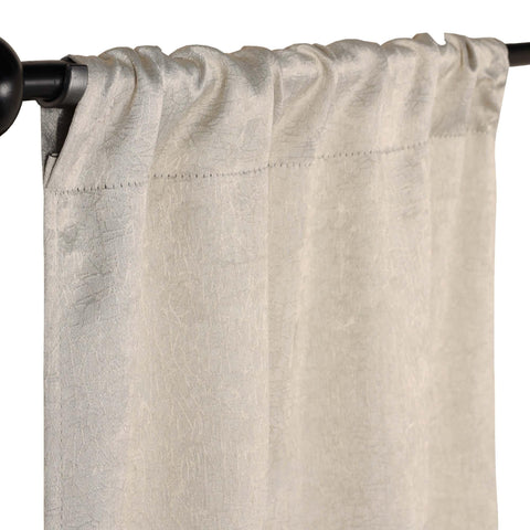 2 Panel Blackout Curtains Senna Solid Textured Grommet Window Panels
