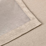 Blackout Senna Solid Textured Grommet Curtain Panels. Set of 2