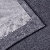 Blackout Senna Solid Textured Grommet Curtain Panels. Set of 2