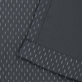 Blackout Solid Shimmer Grommet Curtain Panel Set 26 Inches