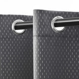 Modern Shimmer Washable Room Darkening Blackout Curtains, Set of 2