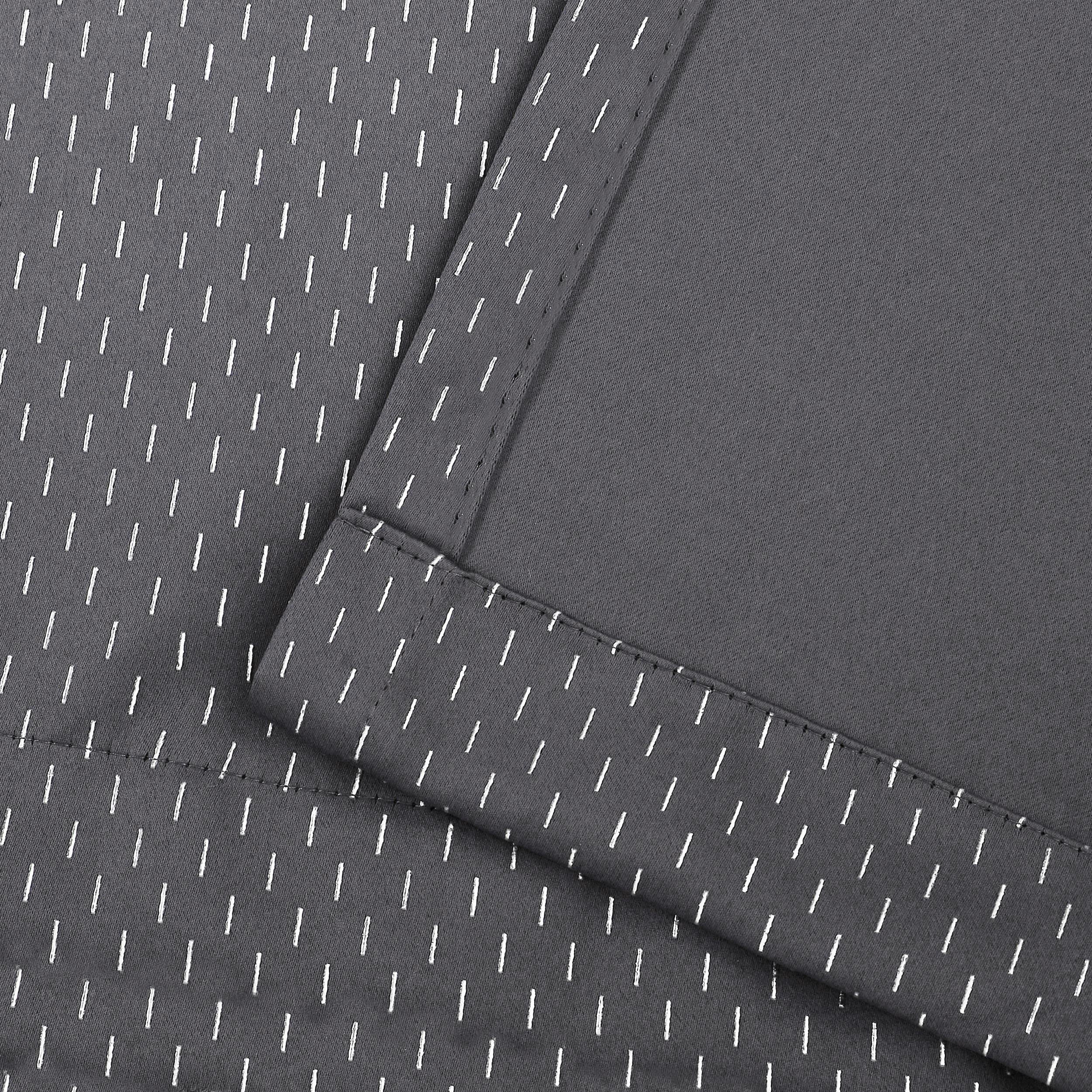 Modern Shimmer Washable Room Darkening Blackout Curtains, Set of 2