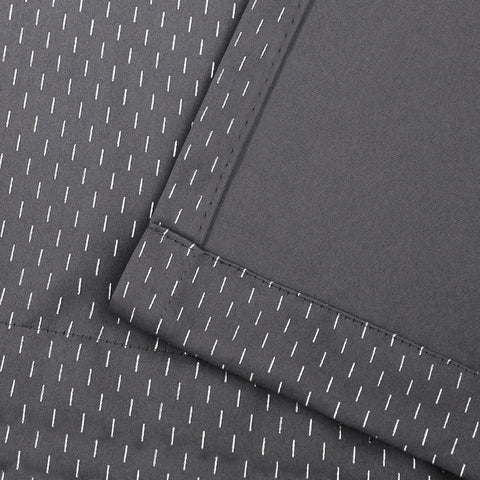 Modern Shimmer Washable Room Darkening Blackout Curtains, Set of 2