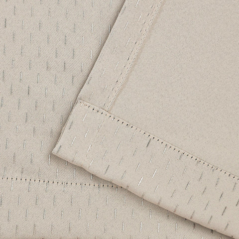 Modern Shimmer Washable Room Darkening Blackout Curtains, Set of 2