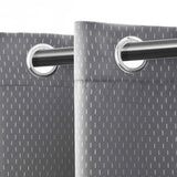 Modern Shimmer Washable Room Darkening Blackout Curtains, Set of 2