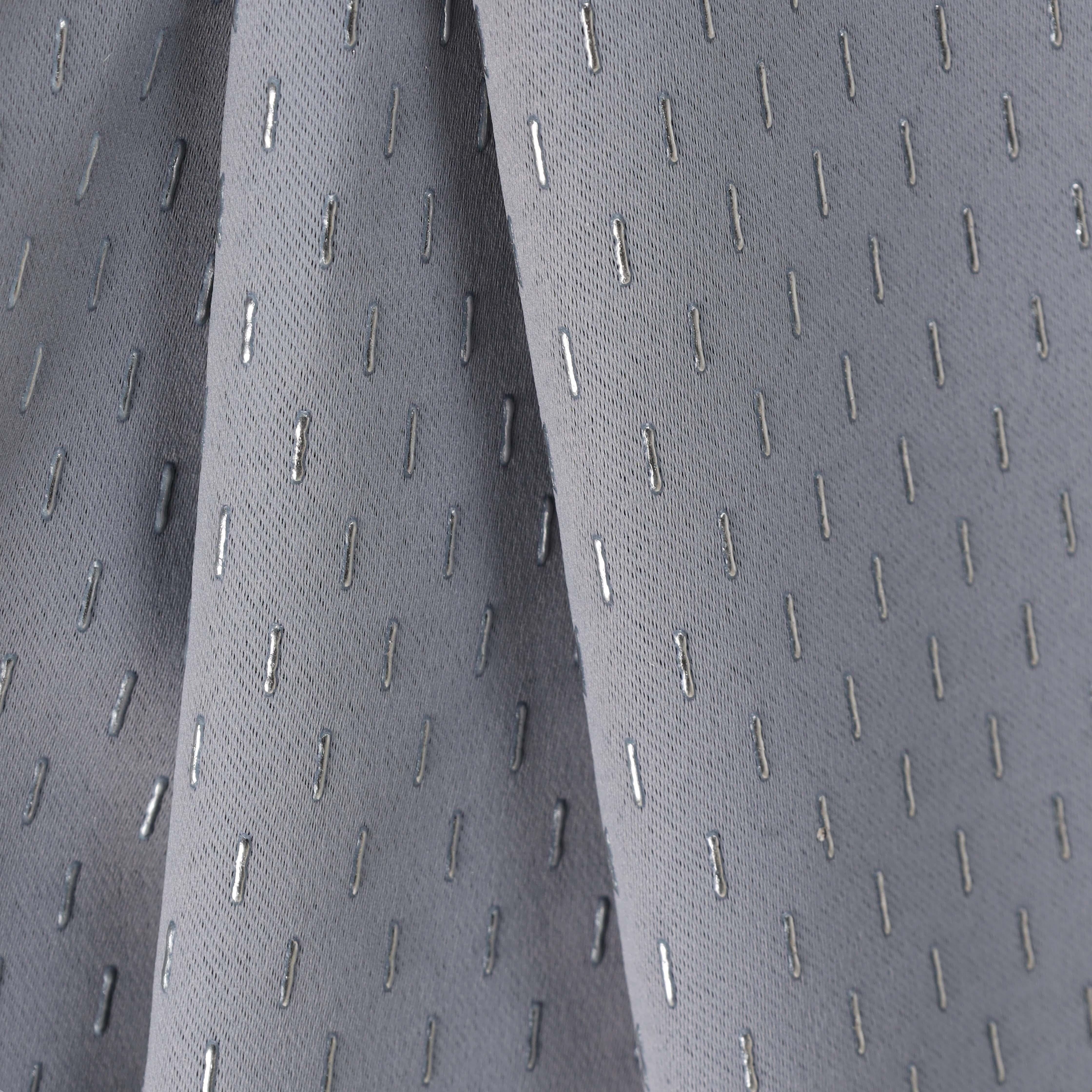 Modern Shimmer Washable Room Darkening Blackout Curtains, Set of 2