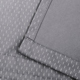 Modern Shimmer Washable Room Darkening Blackout Curtains, Set of 2