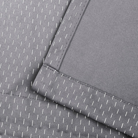 Modern Shimmer Washable Room Darkening Blackout Curtains, Set of 2