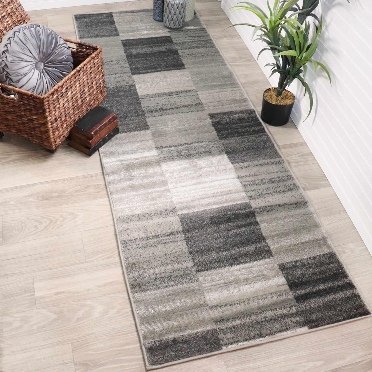 Blairwood Patchwork Geometric Indoor Area Rugs Or Runner Rug