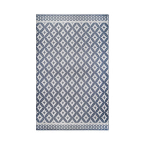 Modern Geometric Lattice Indoor Outdoor Area Rug