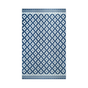 Modern Geometric Lattice Indoor Outdoor Area Rug