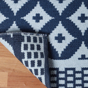Modern Geometric Lattice Indoor Outdoor Area Rug