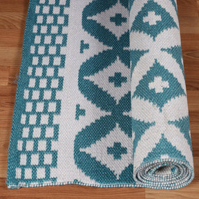 Modern Geometric Lattice Indoor Outdoor Area Rug