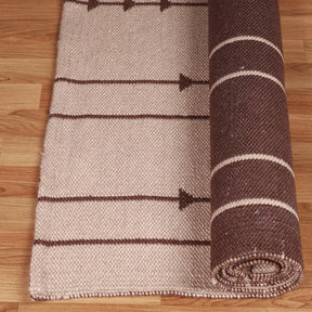 Bohemian Arrow Line Pattern Indoor Outdoor Area Rug