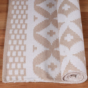 Modern Geometric Lattice Indoor Outdoor Area Rug