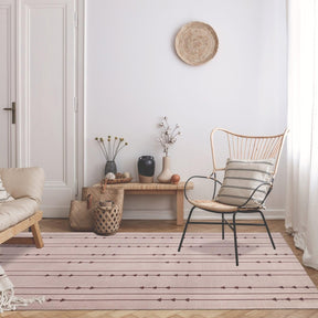 Bohemian Arrow Line Pattern Indoor Outdoor Area Rug