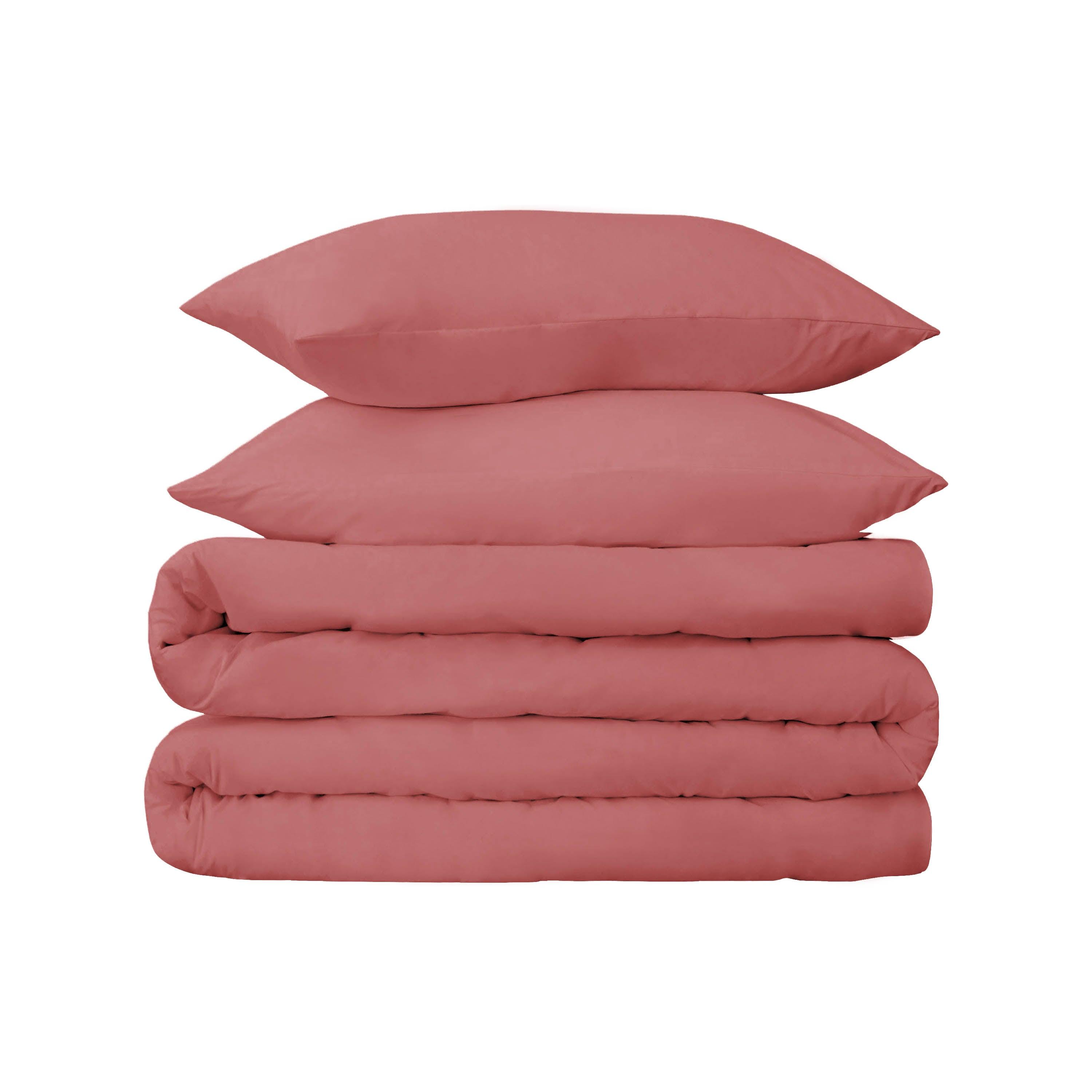 Egyptian Cotton 530 Thread Count Solid Luxury Duvet Cover Set