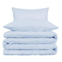 1000 Thread Count Cotton Blend Solid 3 Piece Duvet Cover Set