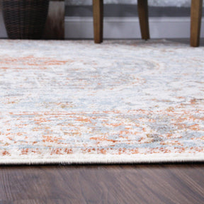 Bodhi Vintage Floral Medallion Indoor Area Rugs or Runner Rug