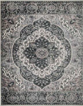 Bodhi Vintage Floral Medallion Indoor Area Rugs or Runner Rug