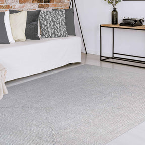 Bohemian Indoor Outdoor Rugs Solid Rectangle Braided Area Rug