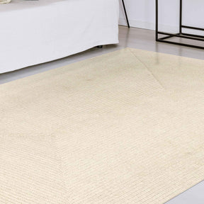 Bohemian Indoor Outdoor Rugs Solid Rectangle Braided Area Rug