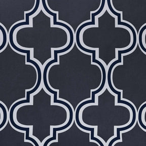 Bohemian Trellis Printed Eclectic Blackout Grommet Curtain Panel Set