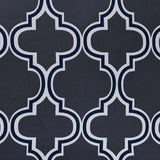 Bohemian Trellis Printed Eclectic Blackout Grommet Curtain Panel Set