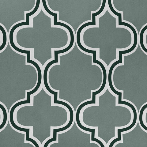 Bohemian Trellis Printed Eclectic Blackout Grommet Curtain Panel Set