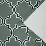 Bohemian Trellis Printed Eclectic Blackout Grommet Curtain Panel Set