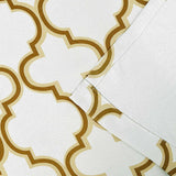 Bohemian Trellis Printed Eclectic Blackout Grommet Curtain Panel Set