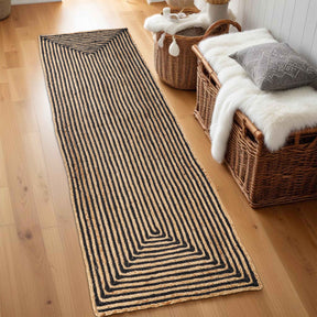 Braided Jute Reversible Round Indoor Outdoor Area Rug