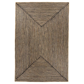 Braided Jute Reversible Round Indoor Outdoor Area Rug