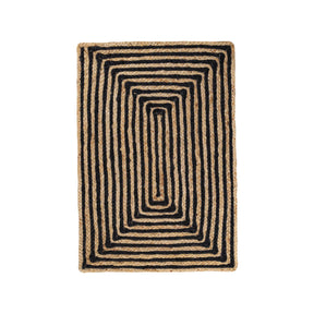 Braided Jute Reversible Round Indoor Outdoor Area Rug