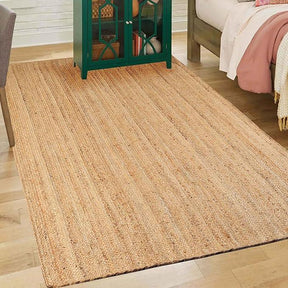 Braided Jute Reversible Round Indoor Outdoor Area Rug