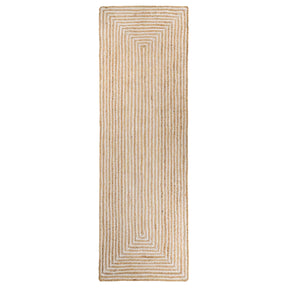 Braided Jute Reversible Round Indoor Outdoor Area Rug