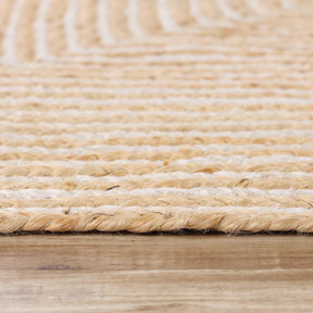 Braided Jute Reversible Round Indoor Outdoor Area Rug