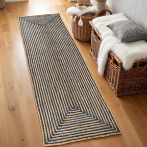 Braided Jute Reversible Round Indoor Outdoor Area Rug