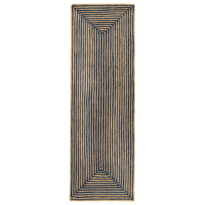 Braided Jute Reversible Round Indoor Outdoor Area Rug