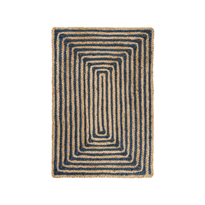Braided Jute Reversible Round Indoor Outdoor Area Rug
