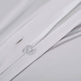 Brandon Cotton Three-Line Embroidered 3 Piece Duvet Cover Set