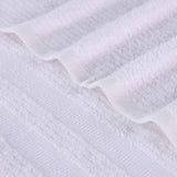 Brea Zero Twist Cotton Ribbed Geometric Border 12 Piece Towel Set