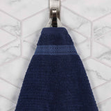 Zero Twist Cotton Ribbed Hand Towel Set 6-Piece - Brea