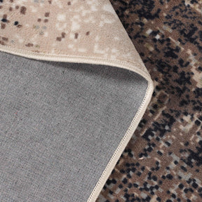 Bristol Distressed Abstract Damask Indoor Area Rug or Runner Rug